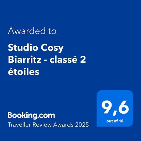 Studio Cosy Biarritz - Classe 2 Etoiles Extérieur photo
